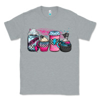 Heather Grey racing coffee cups Classic Tee - JahusDesignShop