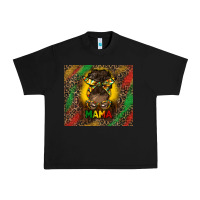 Black juneteenth afro bun mama tumbler Urban Heavy Tee - HRA Design Shop