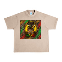 French Oak juneteenth afro bun mama tumbler Urban Heavy Tee - HRA Design Shop