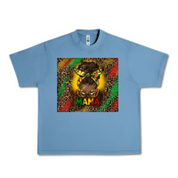 Pebble Blue juneteenth afro bun mama tumbler Urban Heavy Tee - HRA Design Shop