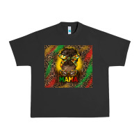 Pigment Black juneteenth afro bun mama tumbler Urban Heavy Tee - HRA Design Shop