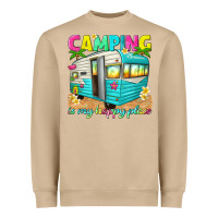 Mushroom camping is my happy place Heavyweight Sweatshirt - texasbilliewilder