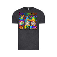 Vintage Black love gnomes no bounds Vintage Tee - Zillion Design Studio