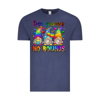 Vintage Denim love gnomes no bounds Vintage Tee - Zillion Design Studio