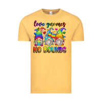Vintage Mustard love gnomes no bounds Vintage Tee - Zillion Design Studio