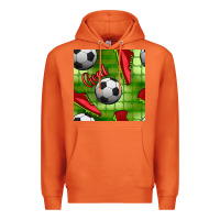 Carrot soccer shoes goal seamless pattern Premium Hoodie - BundleAndBundleShop
