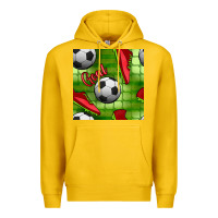 Lemon soccer shoes goal seamless pattern Premium Hoodie - BundleAndBundleShop