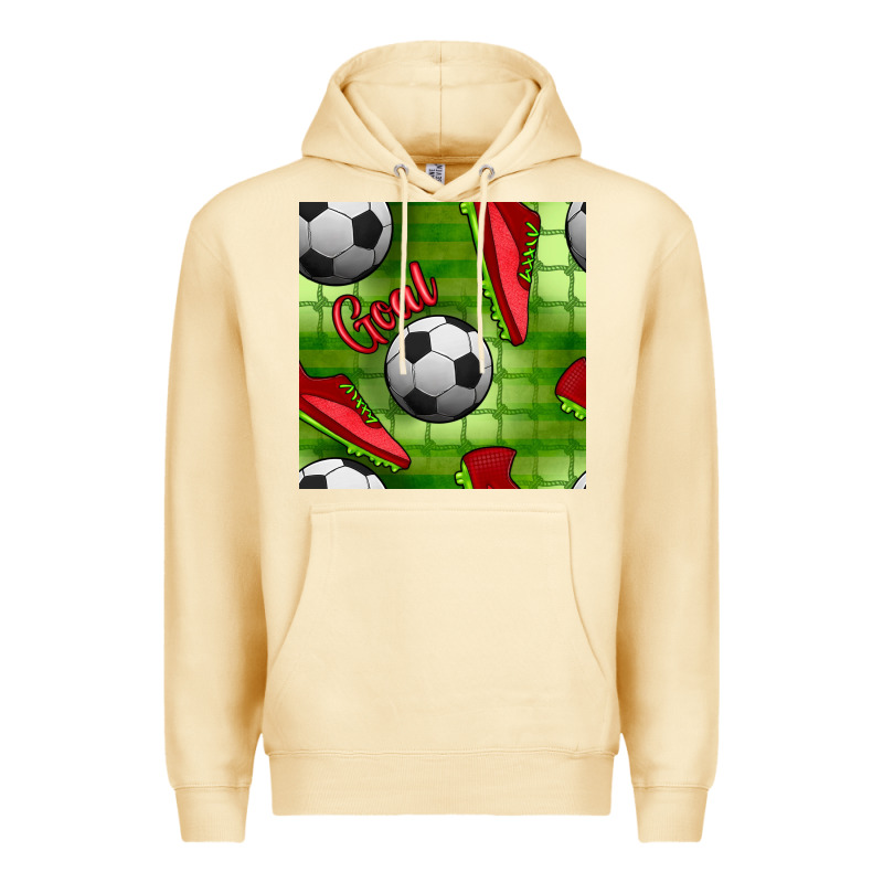 Soccer Shoes Goal Seamless Pattern Premium Hoodie by BundleAndBundleShop | Teevron