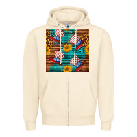 Sandshell celebrity hat with leopard Zipper Hoodie - BundleAndBundleShop