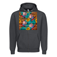 Smoke celebrity hat with leopard Zipper Hoodie - BundleAndBundleShop