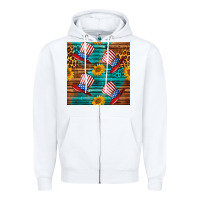White celebrity hat with leopard Zipper Hoodie - BundleAndBundleShop