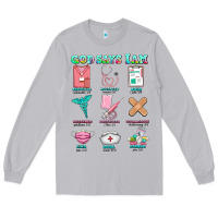 Moon Dust nurse god says i am  nurse elements Long Sleeve Tee - AdoDesignShop