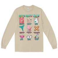 Mushroom nurse god says i am  nurse elements Long Sleeve Tee - AdoDesignShop