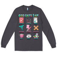 Smoke nurse god says i am  nurse elements Long Sleeve Tee - AdoDesignShop