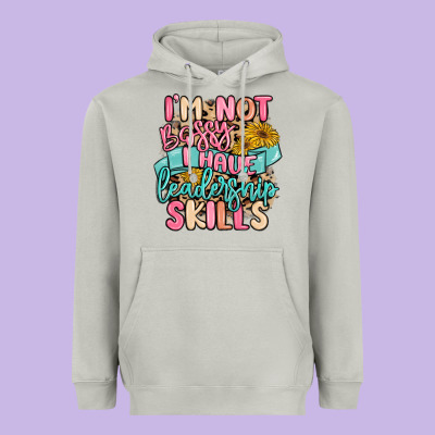 I'm Not Bossy I Just Have Leadership Skills Heavyweight Hoodie Designed By Maliassmallbusiness
