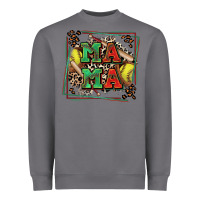 Storm softball mama with leopard Heavyweight Sweatshirt - Zillion Design Studio