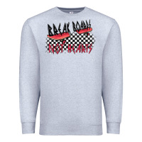 Heather Grey break boards not hearts Premium Sweatshirt - MaliasSmallBusiness