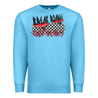 Ocean Blue break boards not hearts Premium Sweatshirt - MaliasSmallBusiness