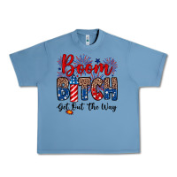 Pebble Blue Boom bitch get out the way Urban Heavy Tee - Neo Western