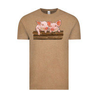 Vintage Coffee barn pigs Vintage Tee - RanaPortraitStore
