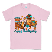 Bubblegum Pink happy thanksgiving coffee Classic Tee - JahusDesignShop