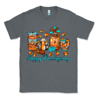 Charcoal Heather happy thanksgiving coffee Classic Tee - JahusDesignShop