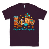 Plum happy thanksgiving coffee Classic Tee - JahusDesignShop