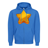 True Royal 3d golden stars Zipper Hoodie - AdoDesignShop