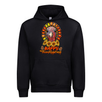 Black happy thanksgiving gemstone Urban Hoodie - RanaPortraitStore