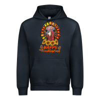 Navy happy thanksgiving gemstone Urban Hoodie - RanaPortraitStore