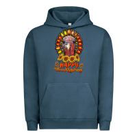 Pigment Midnight Navy happy thanksgiving gemstone Urban Hoodie - RanaPortraitStore