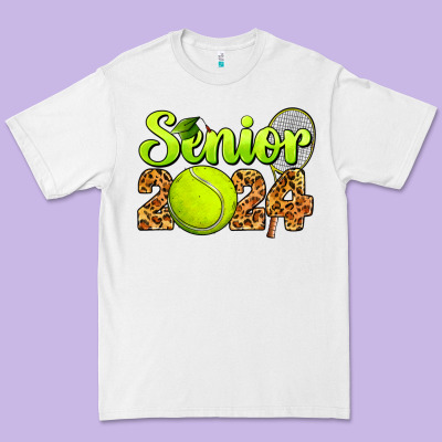 Tennis Senior 2024 Premium Tee Designed By Barkaloodesign