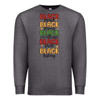 Charcoal Heather black history Premium Sweatshirt - MaliasSmallBusiness