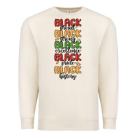 Sandshell black history Premium Sweatshirt - MaliasSmallBusiness