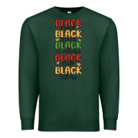 Sports Green black history Premium Sweatshirt - MaliasSmallBusiness