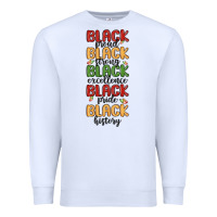 White black history Premium Sweatshirt - MaliasSmallBusiness