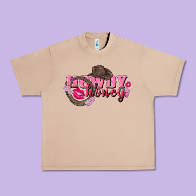 Howdy Honey Valentine's Day Urban Heavy Tee Designed By Fadigitalartstudio