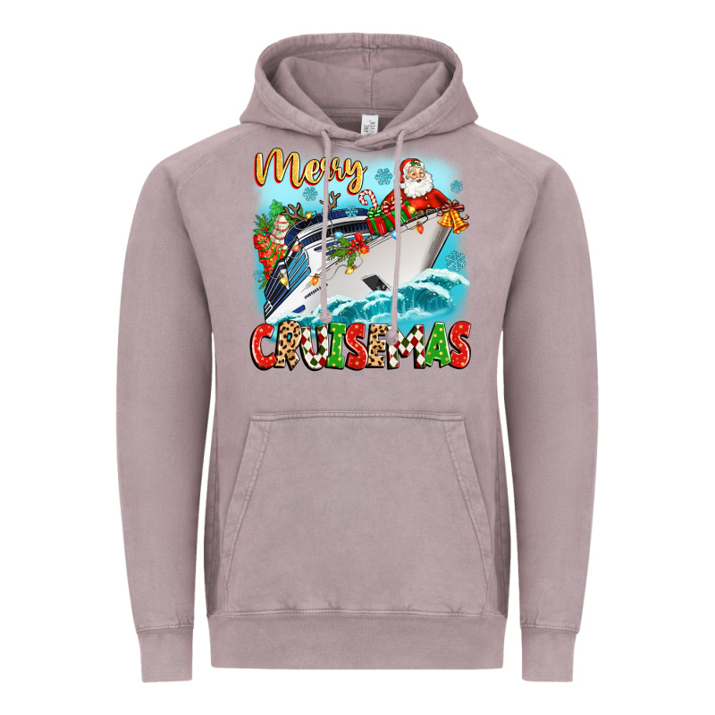 Merry Cruisemas Vintage Hoodie by Zillion Design Studio | Teevron