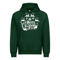 Forest Green Merry Christmas Happy New Year Urban Hoodie - Bettercallsaul