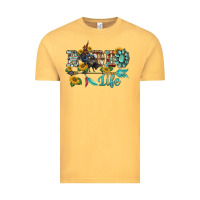 Vintage Mustard western rodeo bullfighter  life turquoise's gemstones arrow sunflowers Vintage Tee - BarkalooDesign