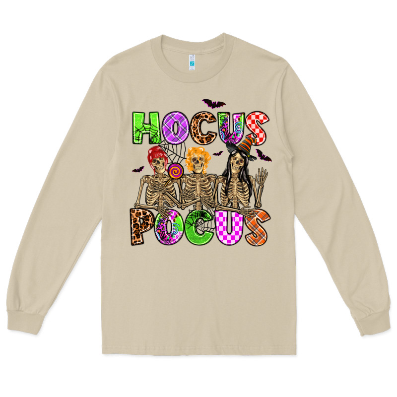 Hocus Pocus Skeleton Long Sleeve Tee by AdoDesignShop | Teevron
