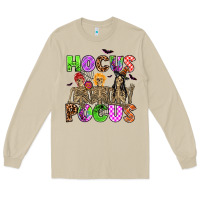 Mushroom hocus pocus skeleton Long Sleeve Tee - AdoDesignShop