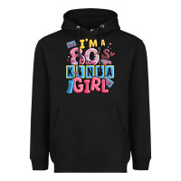 Black i'm a 80's kinda girl Heavyweight Hoodie - MaliasSmallBusiness
