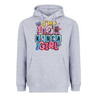 Heather Grey i'm a 80's kinda girl Heavyweight Hoodie - MaliasSmallBusiness