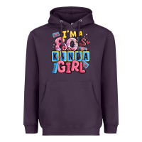Plum i'm a 80's kinda girl Heavyweight Hoodie - MaliasSmallBusiness