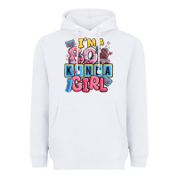 White i'm a 80's kinda girl Heavyweight Hoodie - MaliasSmallBusiness