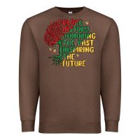Chestnut black history honoring the past inspiring the futu Premium Sweatshirt - MaliasSmallBusiness