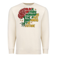 Sandshell black history honoring the past inspiring the futu Premium Sweatshirt - MaliasSmallBusiness