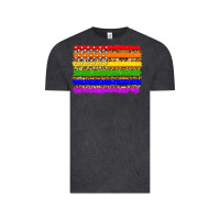 Lgbtq And Usa Flag Vintage Tee | Teevron