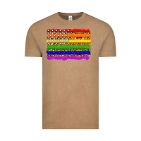 Vintage Coffee lgbtq and usa flag Vintage Tee - Zillion Design Studio